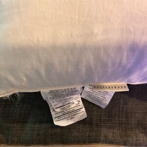 Pottery Barn White  feather blend pillow. 16x26